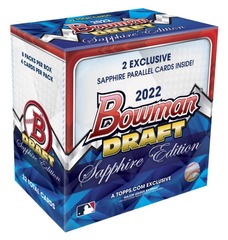 2022 Bowman Draft Baseball Hobby Box - SAPPHIRE Edition